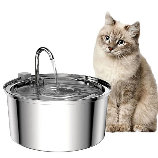 猫・犬用 ステンレス自動給水器 3.2L｜センサー式（全国送料無料）