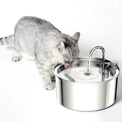 猫・犬用 ステンレス自動給水器 3.2L｜センサー式（全国送料無料）